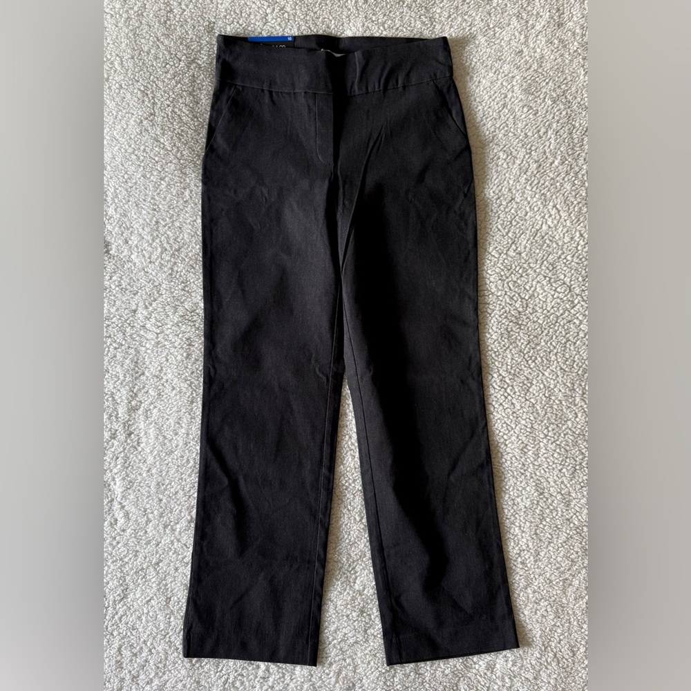 Women’s Straight Leg Tummy Control Dress Pants Charcoal Grey Sz 10 New with Tags